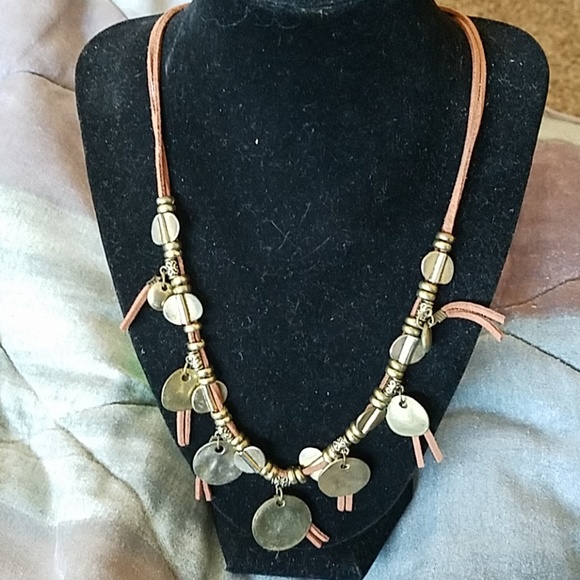 🇺🇦 New Boho Adjustable Leather Choker - Picture 2 of 7
